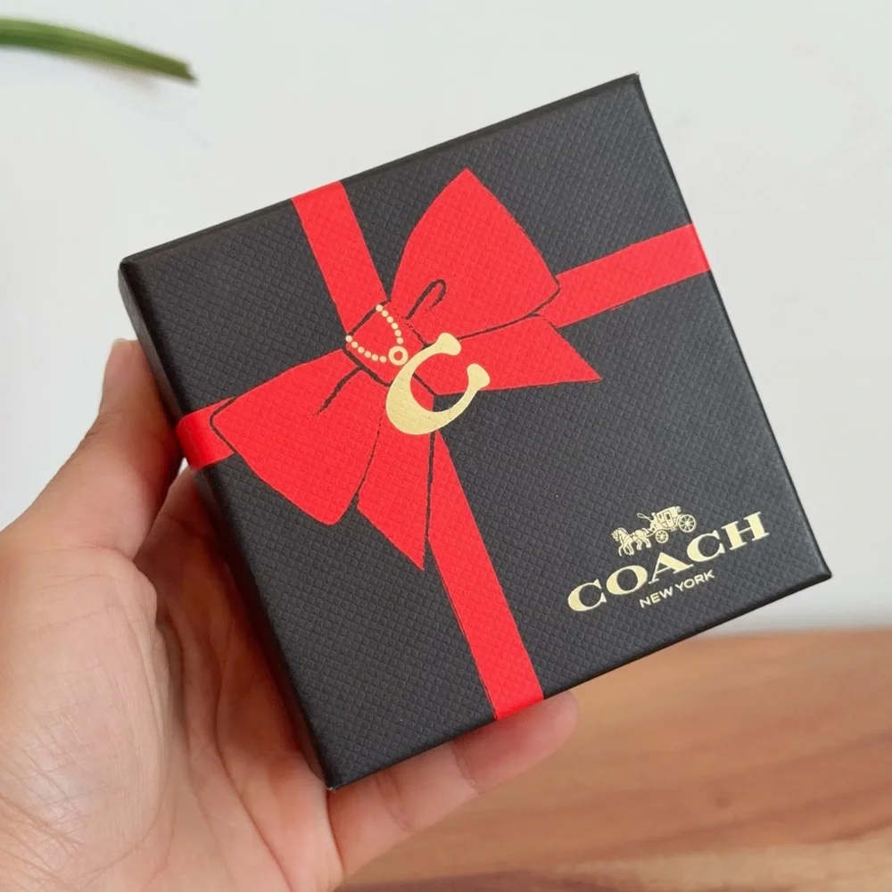 NWT Coach Cherry And Heart Earrings And Necklace‎ Set